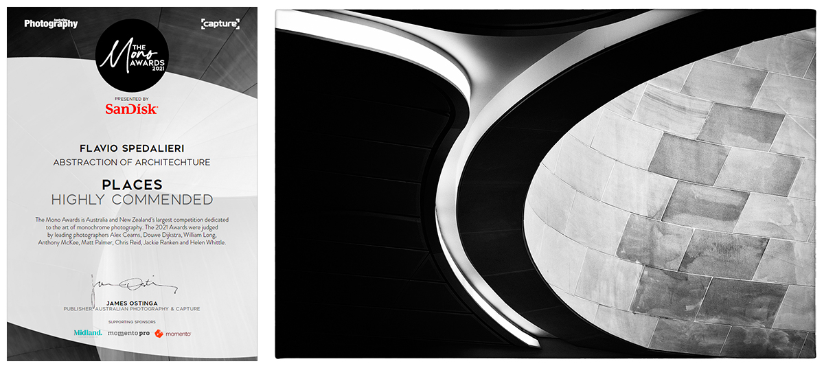'Abstraction of Architechture', Highly Commended, The Mono Awards 2021